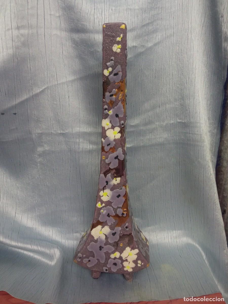 Antig&uuml;edades: Florero cer&aacute;mica esmaltado - Foto 1