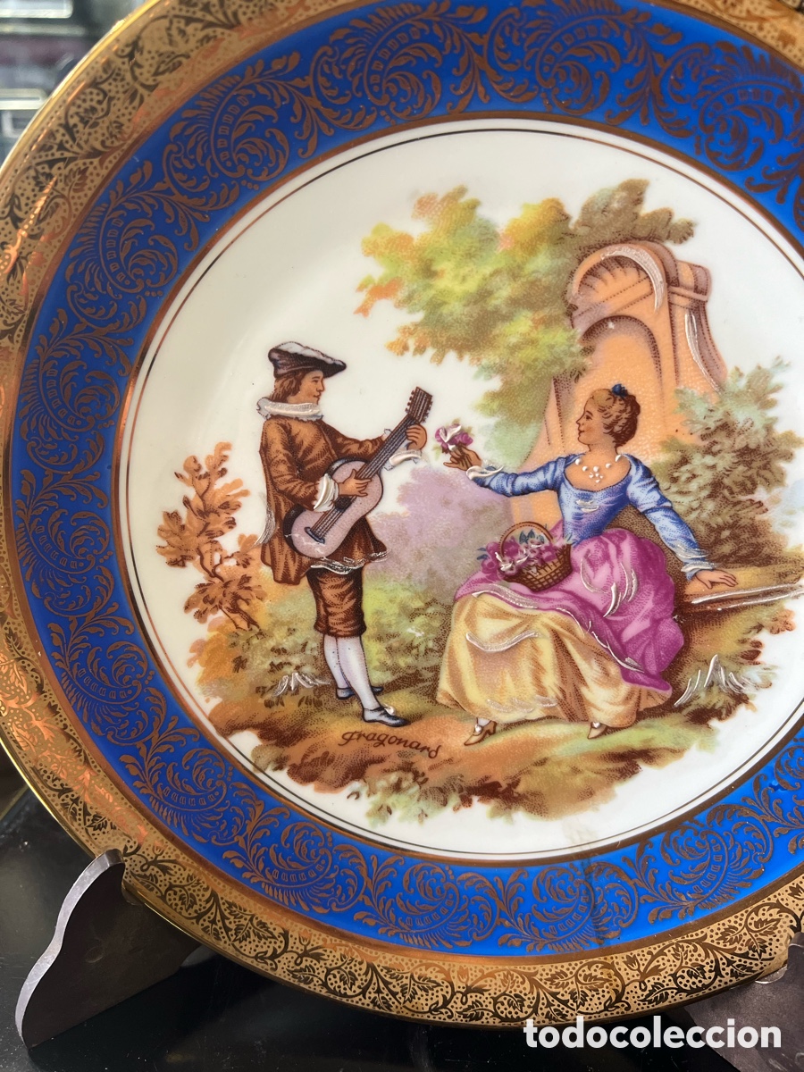 Antig&uuml;edades: Bonito plato Limoges - Foto 2