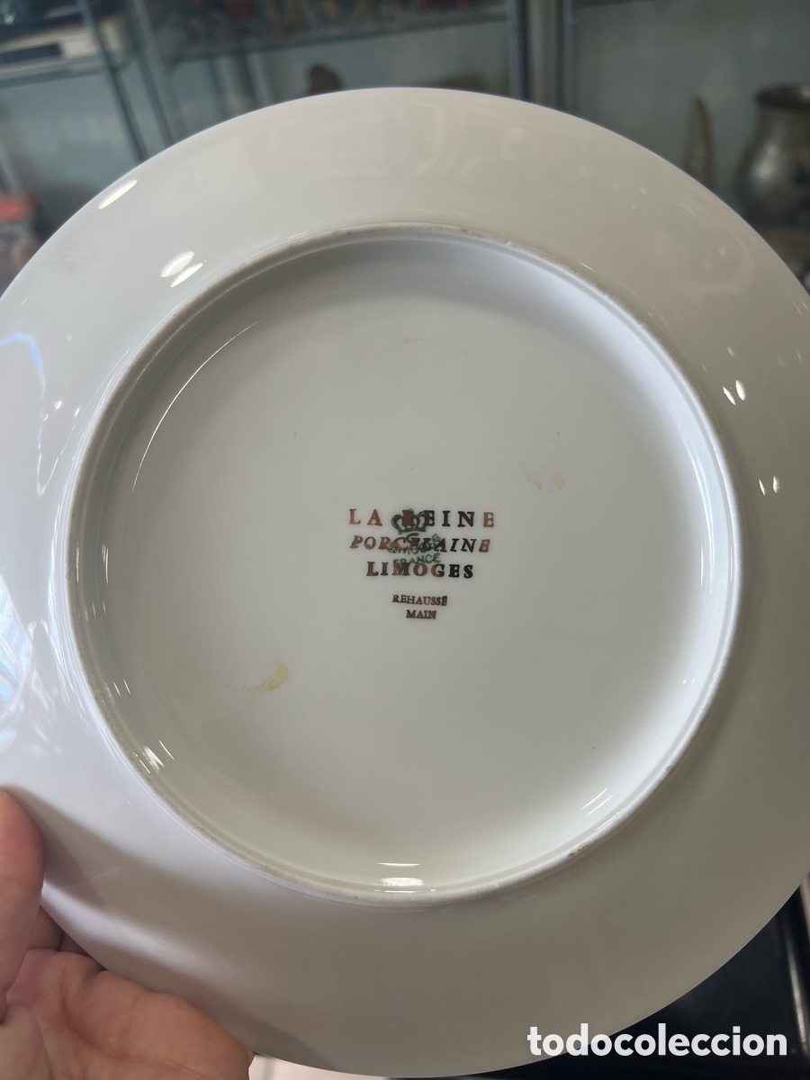 Antig&uuml;edades: Bonito plato Limoges - Foto 5