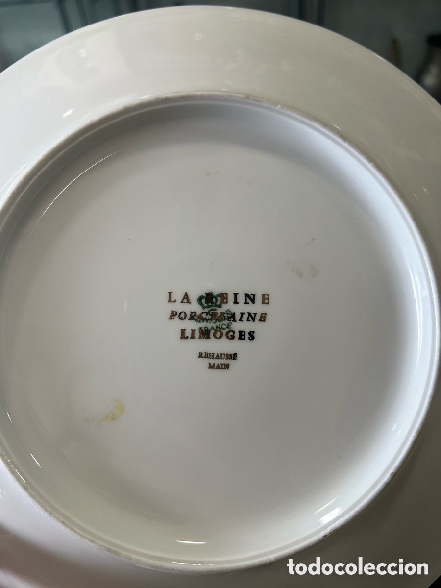 Antig&uuml;edades: Bonito plato Limoges - Foto 6