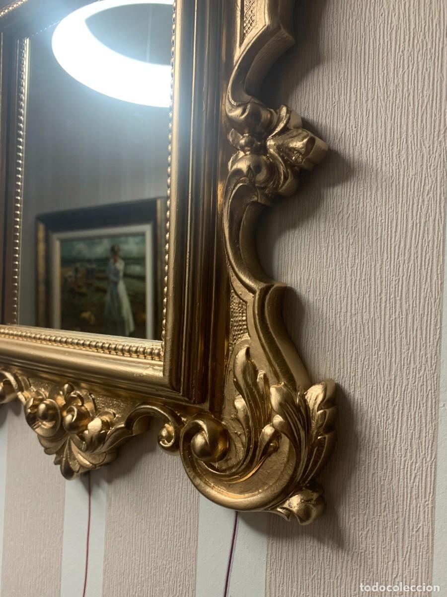 Antig&uuml;edades: ESPEJO; ANTIGUO ESPEJO PREMIUN DE ESTILO ROCOCO - Foto 5