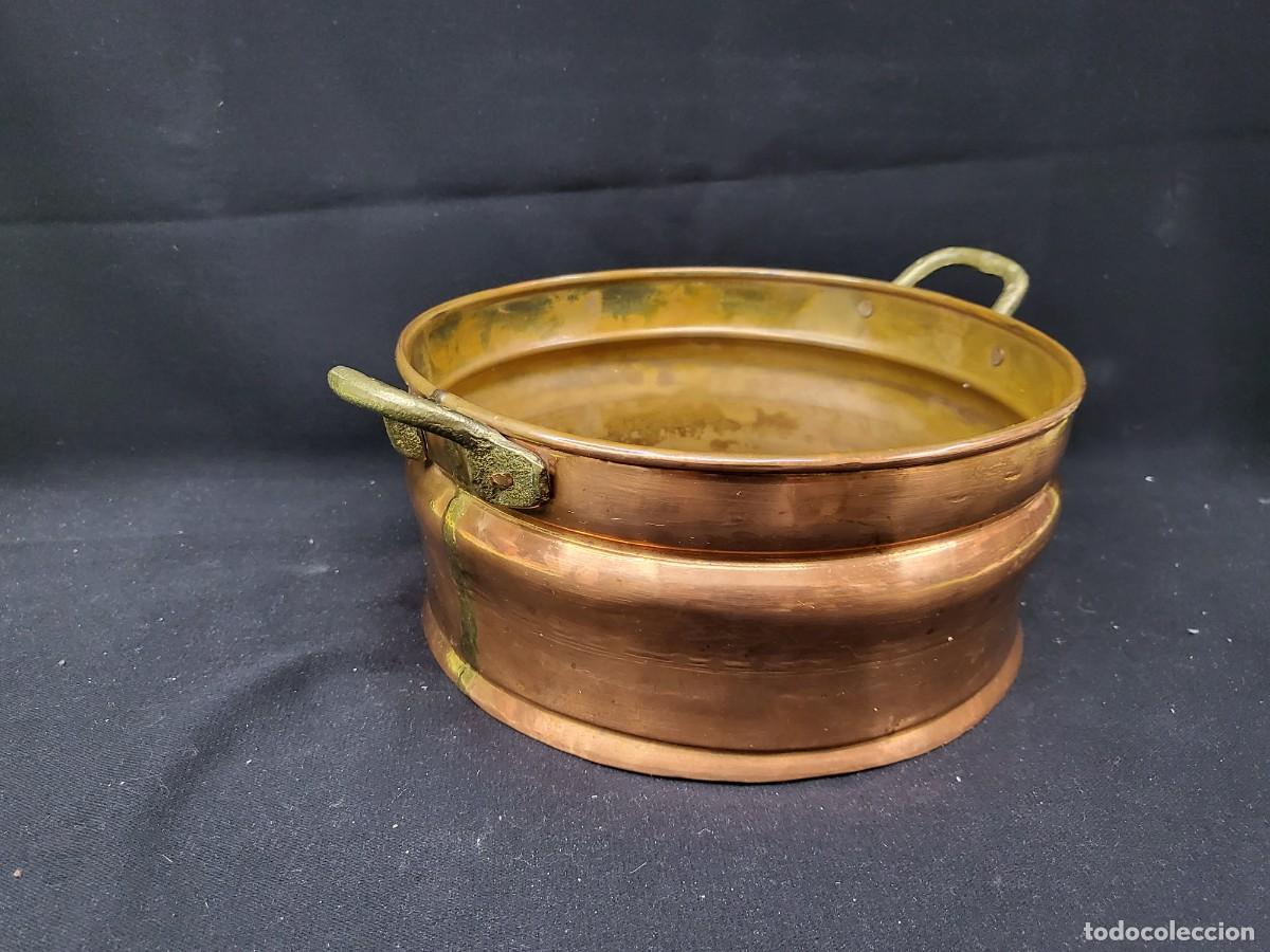 Antig&uuml;edades: RECIPIENTE , CAZUELA DE COBRE - Foto 1