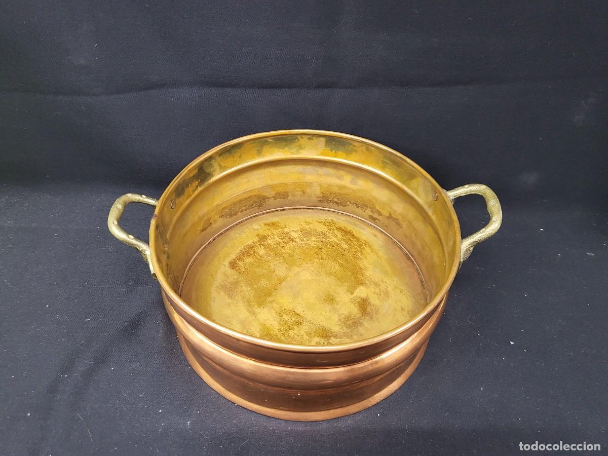 Antig&uuml;edades: RECIPIENTE , CAZUELA DE COBRE - Foto 2