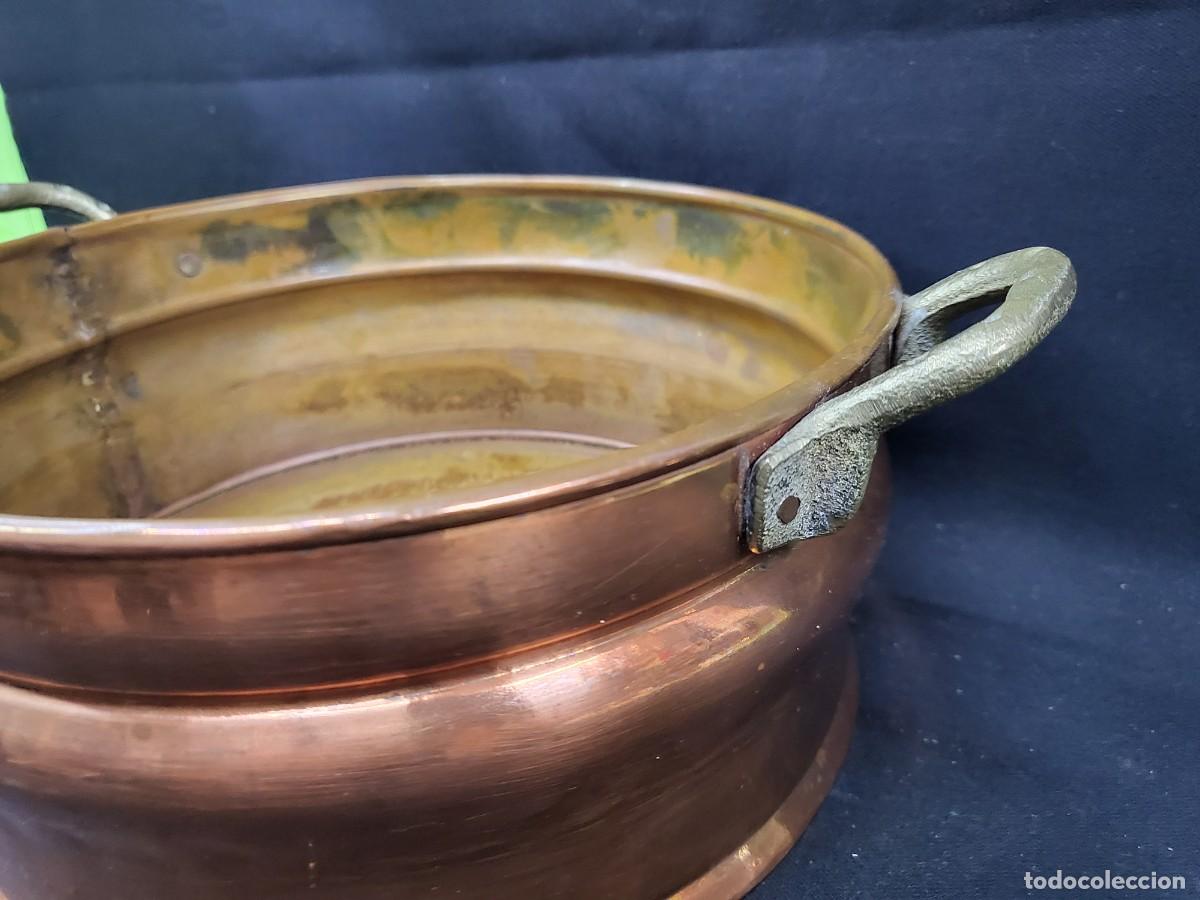 Antig&uuml;edades: RECIPIENTE , CAZUELA DE COBRE - Foto 3
