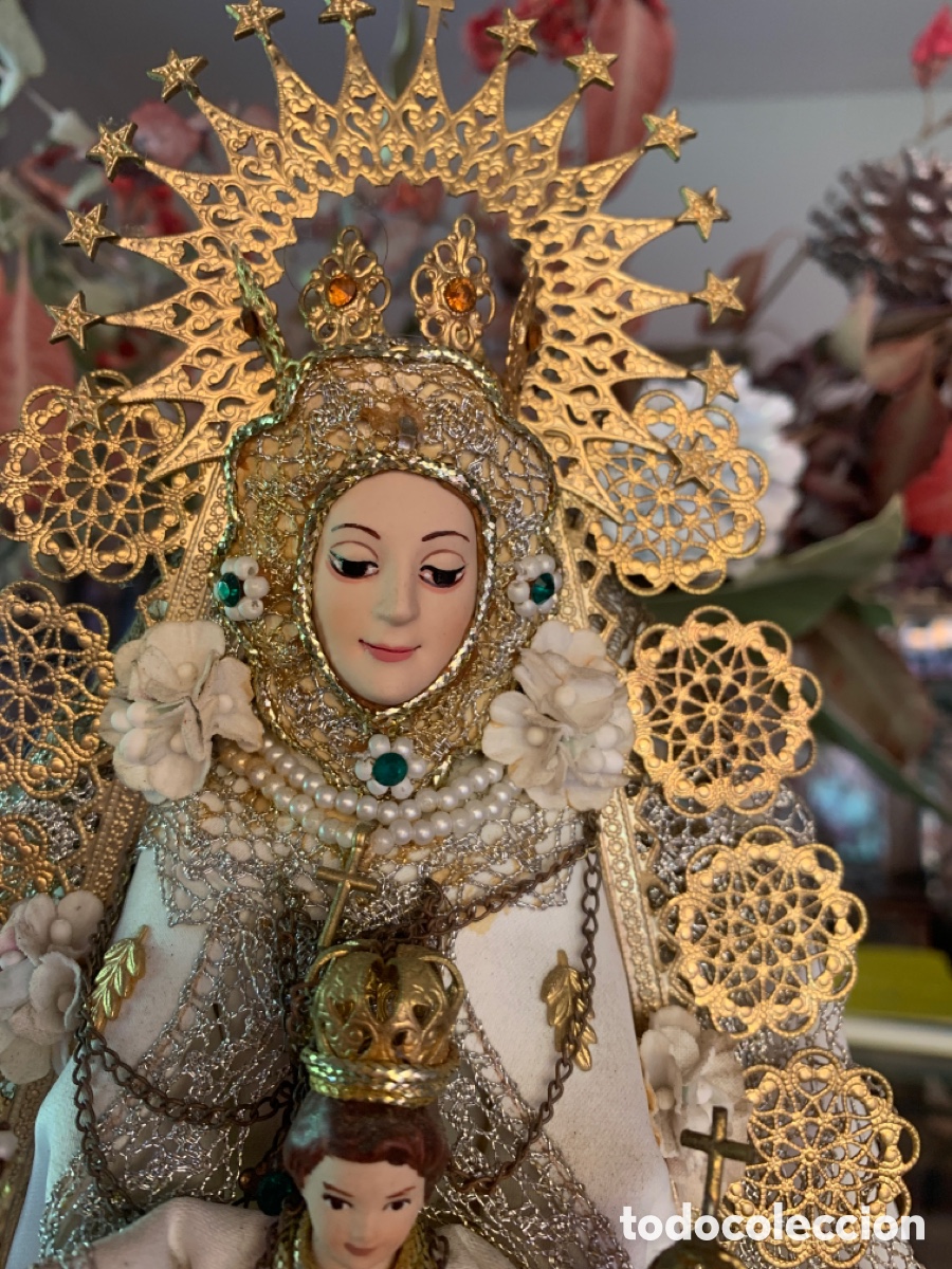 Antig&uuml;edades: Virgen del Rocio, completa, buen estado - Foto 1