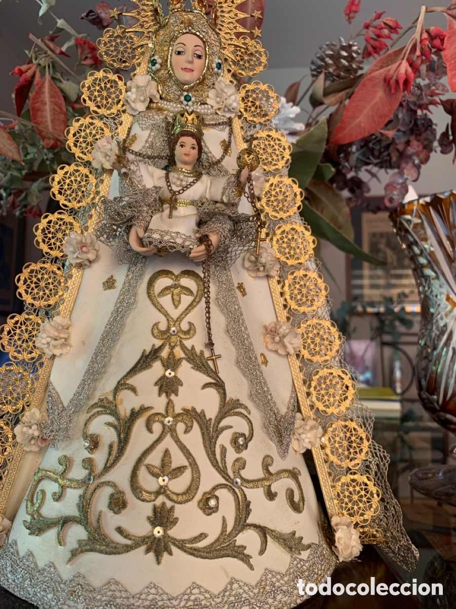 Antig&uuml;edades: Virgen del Rocio, completa, buen estado - Foto 3