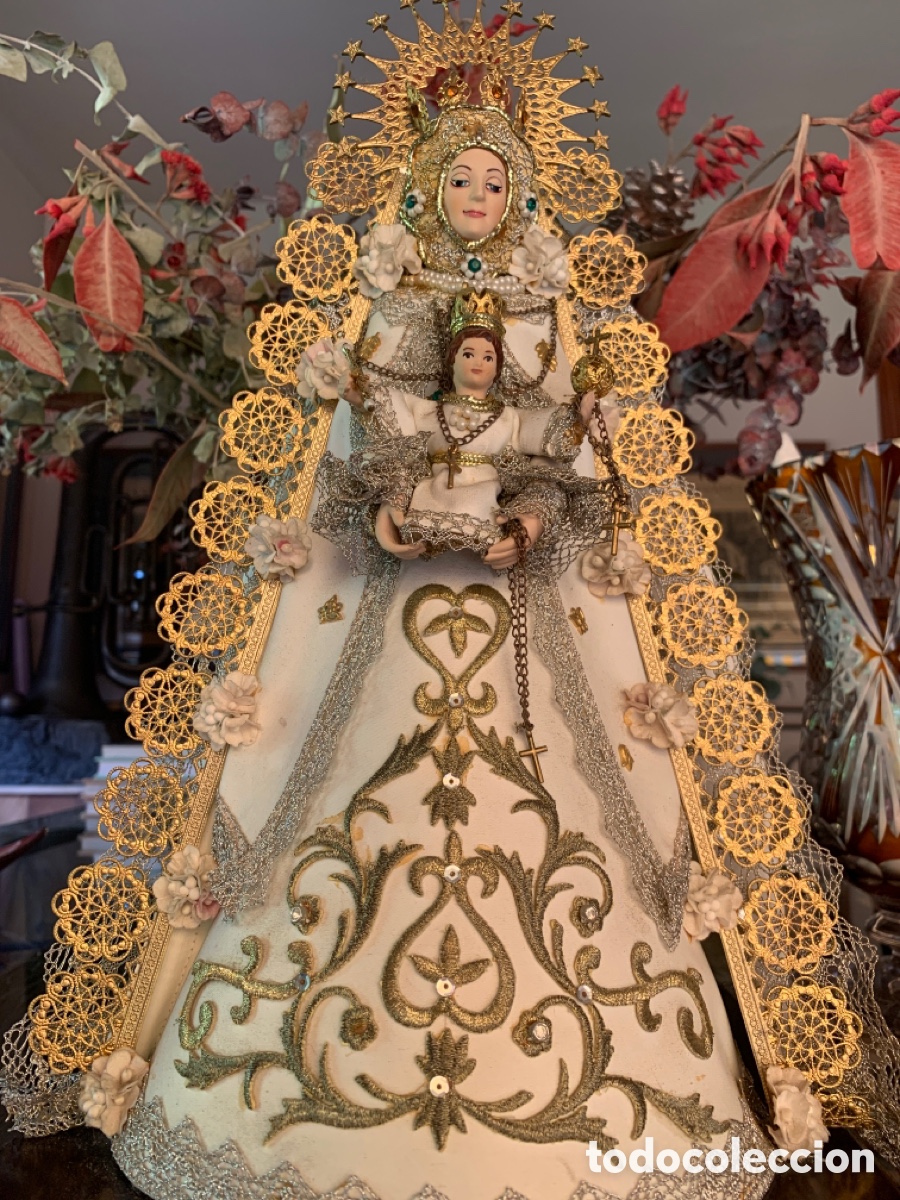 Antig&uuml;edades: Virgen del Rocio, completa, buen estado - Foto 8