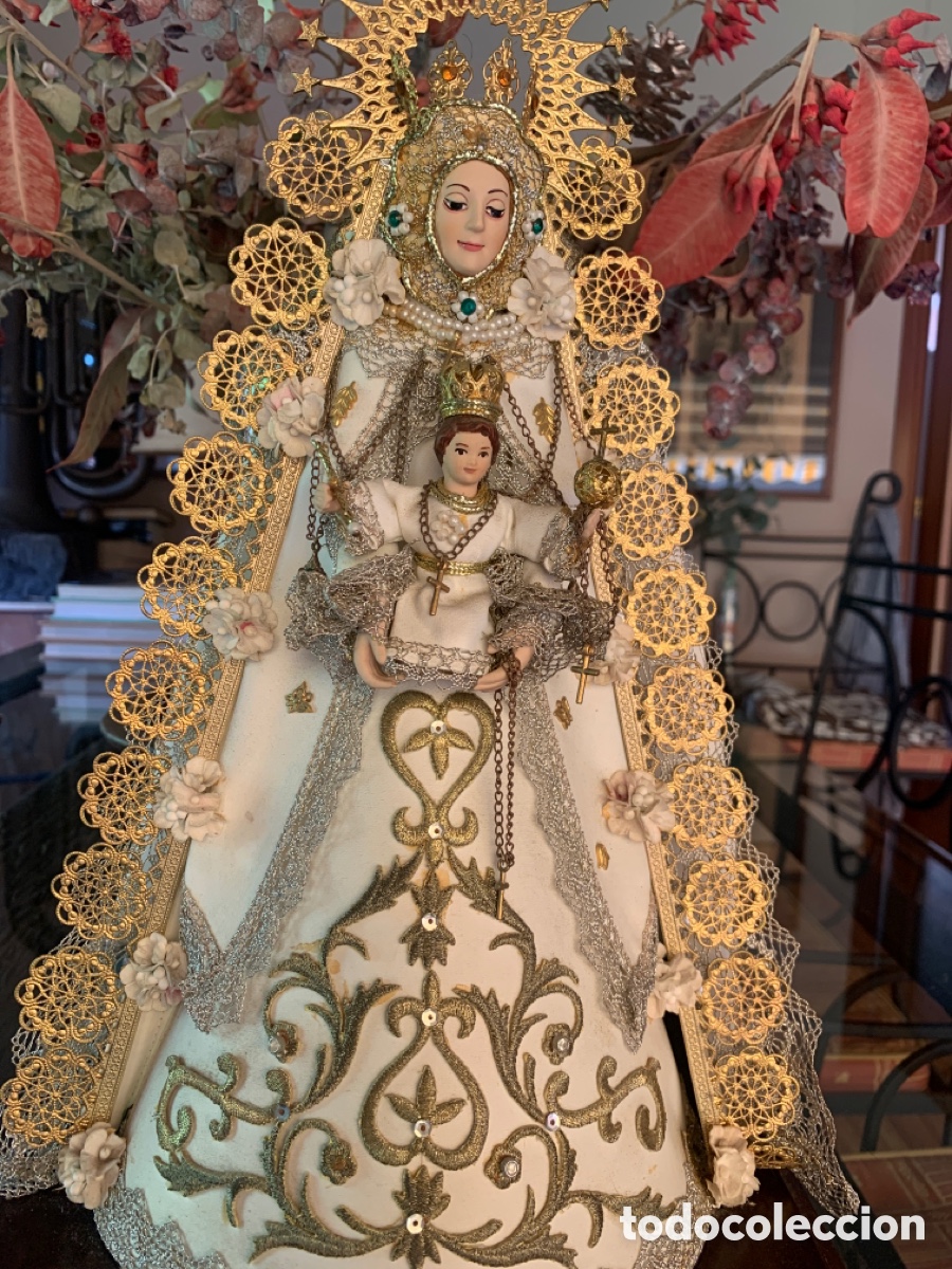 Antig&uuml;edades: Virgen del Rocio, completa, buen estado - Foto 9