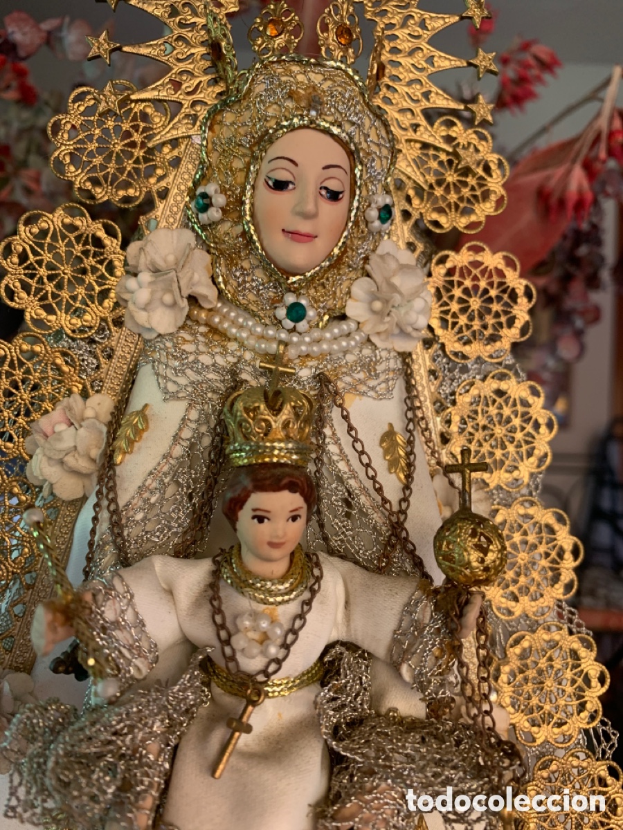 Antig&uuml;edades: Virgen del Rocio, completa, buen estado - Foto 10