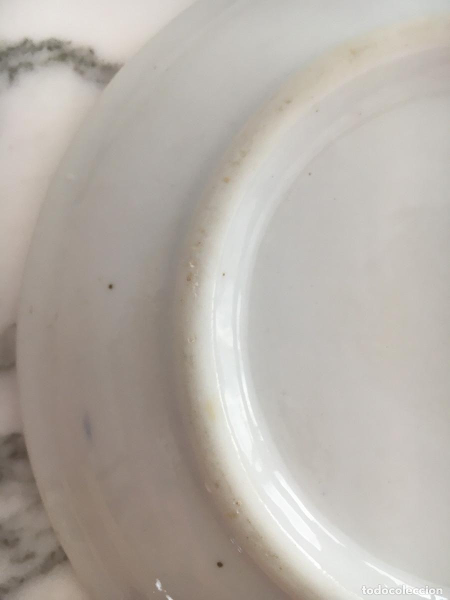 Antig&uuml;edades: PLATO MACETERO ANTIGUO CHINO. 19 CM - Foto 2