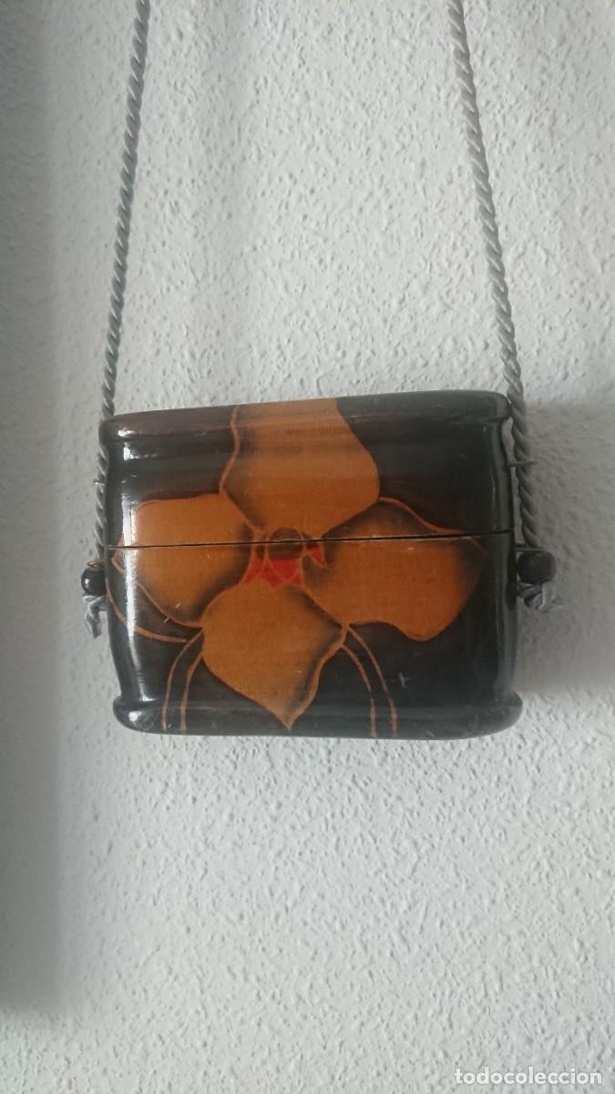 Antig&uuml;edades: Bolso de madera estilo Rafael S&aacute;nchez - Foto 2