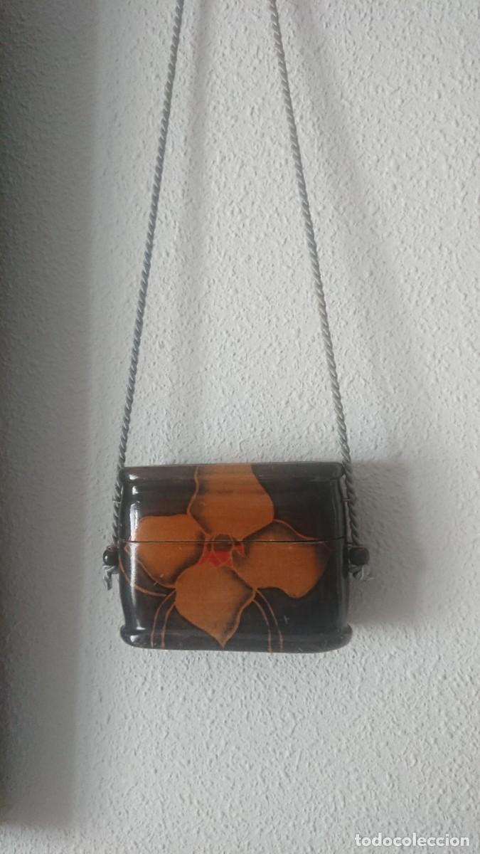 Antig&uuml;edades: Bolso de madera estilo Rafael S&aacute;nchez - Foto 3