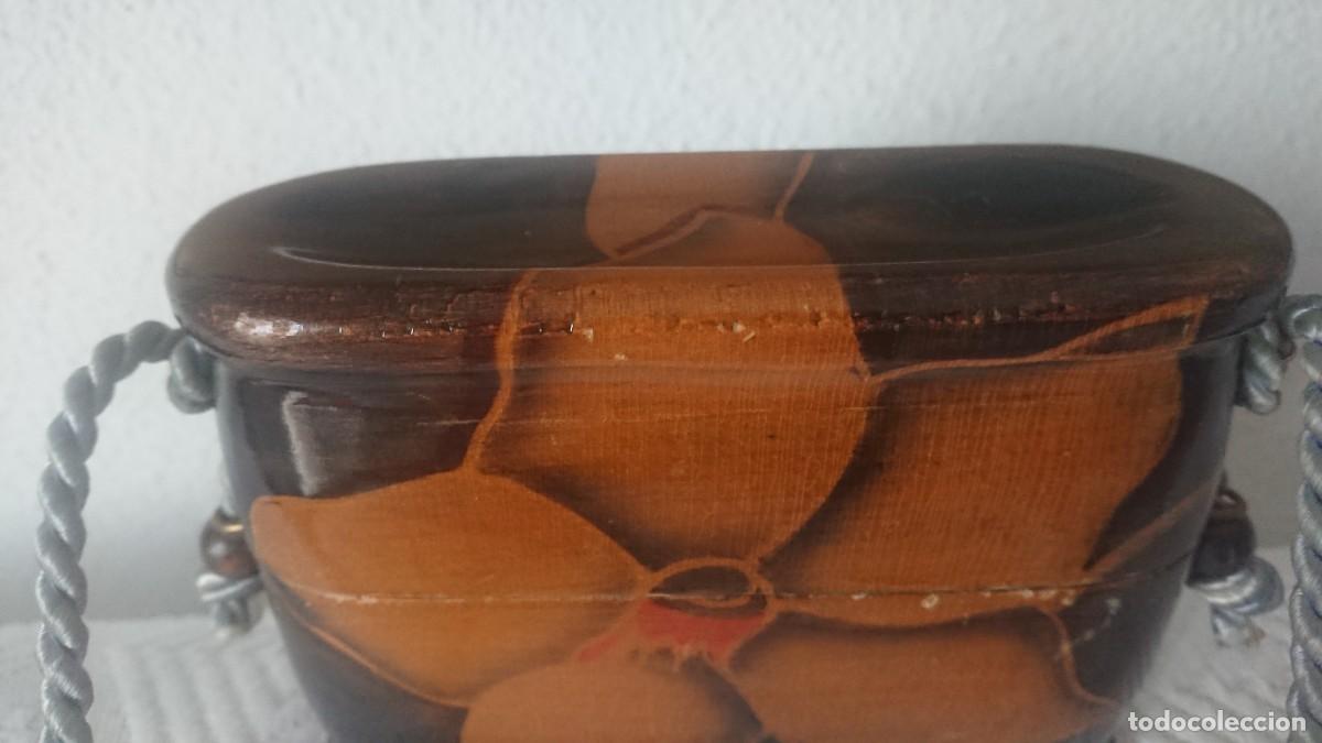 Antig&uuml;edades: Bolso de madera estilo Rafael S&aacute;nchez - Foto 8