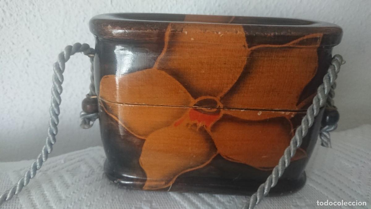 Antig&uuml;edades: Bolso de madera estilo Rafael S&aacute;nchez - Foto 11