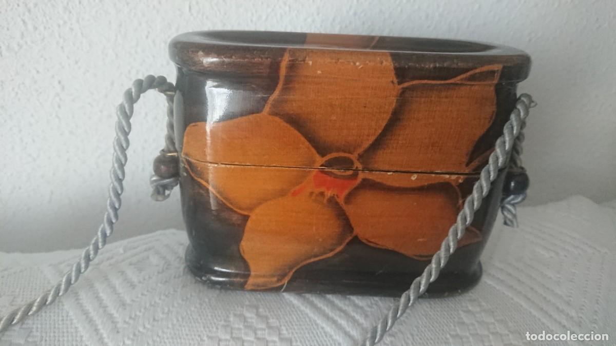 Antig&uuml;edades: Bolso de madera estilo Rafael S&aacute;nchez - Foto 13