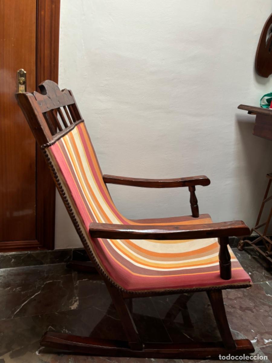 Antig&uuml;edades: Antigua mecedora de ni&ntilde;o - Foto 2