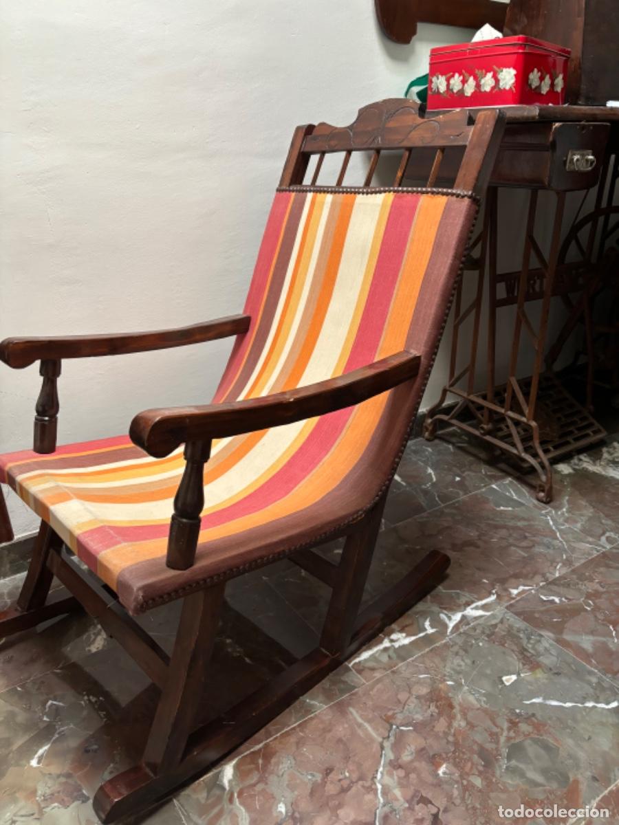 Antig&uuml;edades: Antigua mecedora de ni&ntilde;o - Foto 3