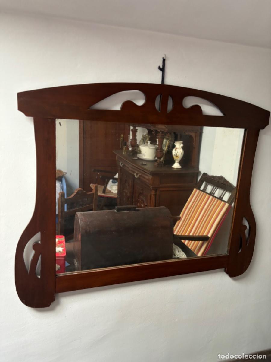 Antig&uuml;edades: Antiguo espejo modernista - Foto 2