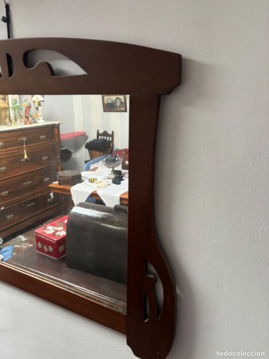 Antig&uuml;edades: Antiguo espejo modernista - Foto 4