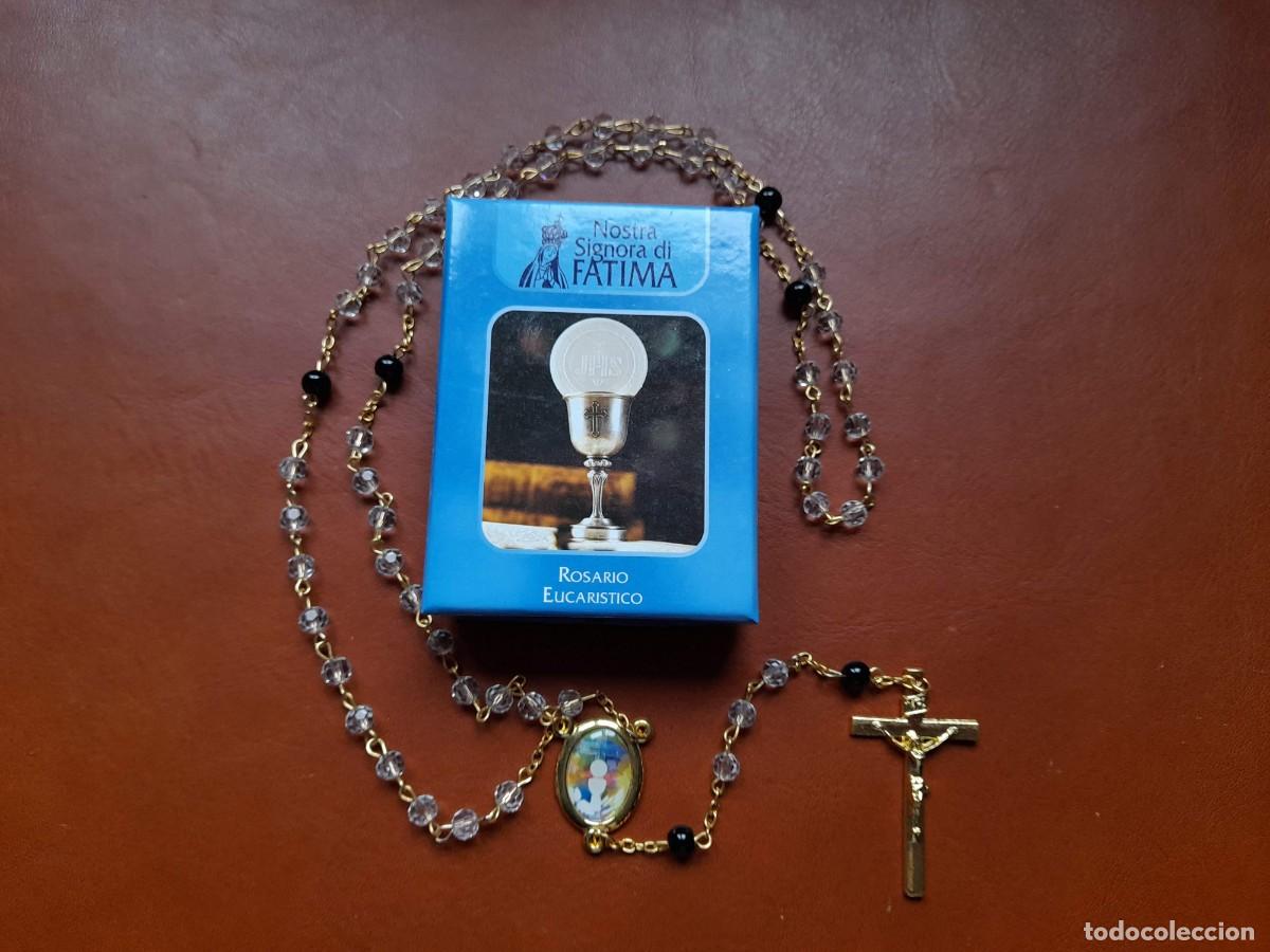 Antig&uuml;edades: Rosario de la Eucaristia con caja - Foto 1