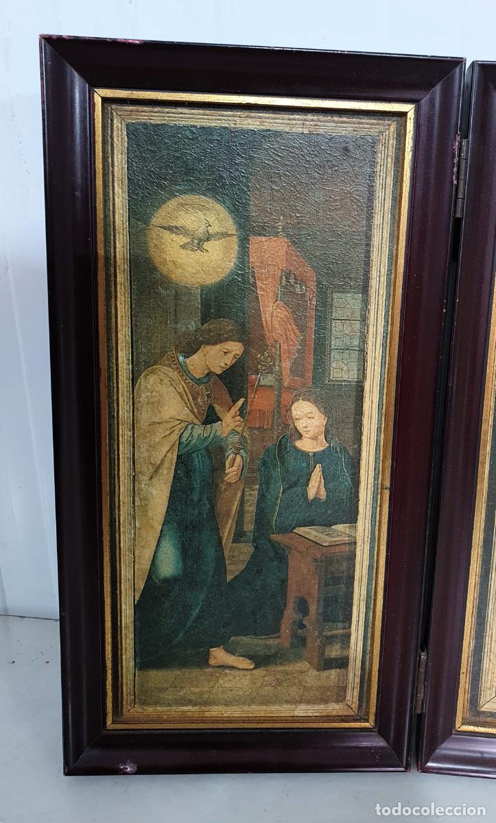 Antig&uuml;edades: -Antiguo tr&iacute;ptico religioso - Foto 2
