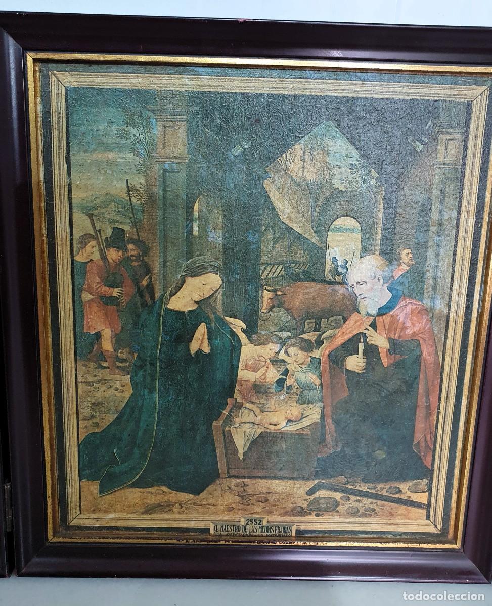 Antig&uuml;edades: -Antiguo tr&iacute;ptico religioso - Foto 3