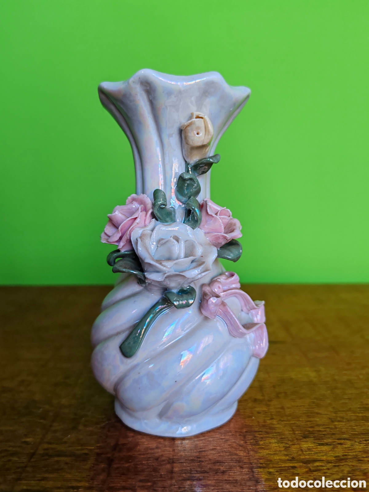 Antig&uuml;edades: Jarron de porcelana antiguo - Foto 2