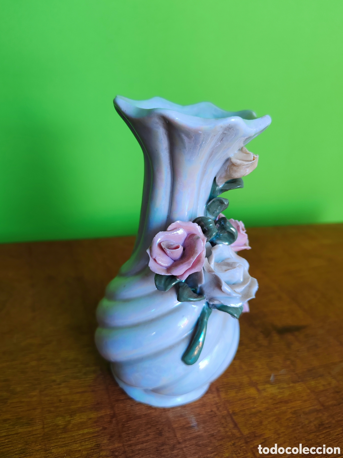 Antig&uuml;edades: Jarron de porcelana antiguo - Foto 3