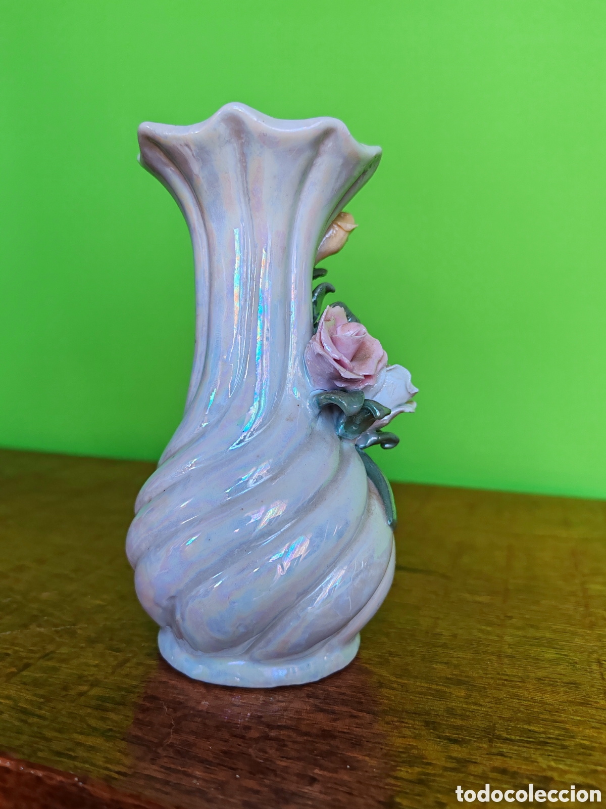Antig&uuml;edades: Jarron de porcelana antiguo - Foto 5