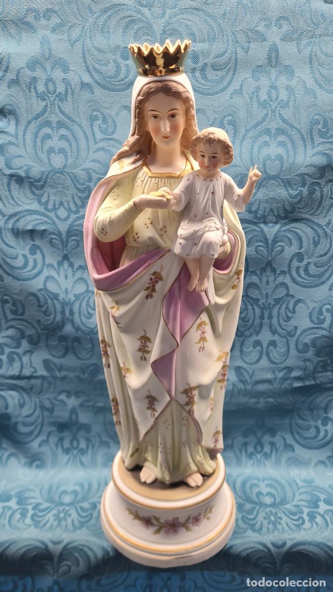 Antig&uuml;edades: VIRGEN CON NI&Ntilde;O EN BRAZOS - Foto 1
