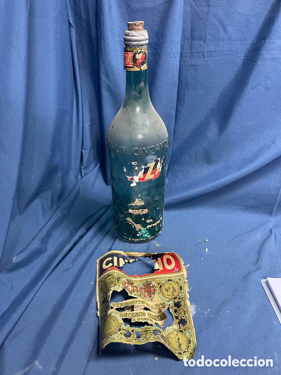 Antig&uuml;edades: GRAN BOTELLA CINZANO - Foto 2