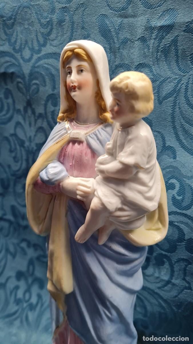Antig&uuml;edades: VIRGEN CON NI&Ntilde;O EN BRAZOS - Foto 4