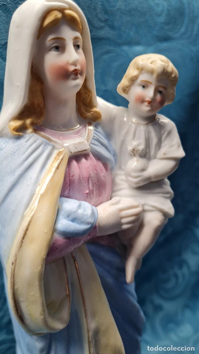Antig&uuml;edades: VIRGEN CON NI&Ntilde;O EN BRAZOS - Foto 5