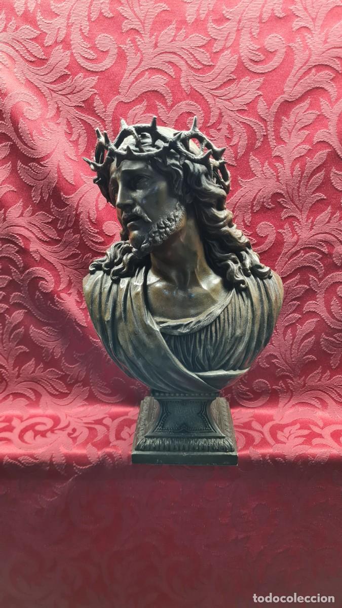 Antig&uuml;edades: BUSTO ECCE-HOMO EN CALAMINA - Foto 1