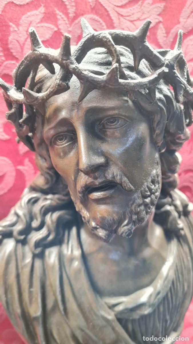 Antig&uuml;edades: BUSTO ECCE-HOMO EN CALAMINA - Foto 2