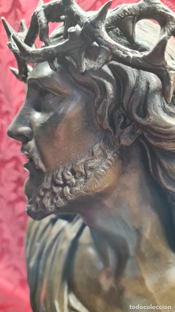 Antig&uuml;edades: BUSTO ECCE-HOMO EN CALAMINA - Foto 3