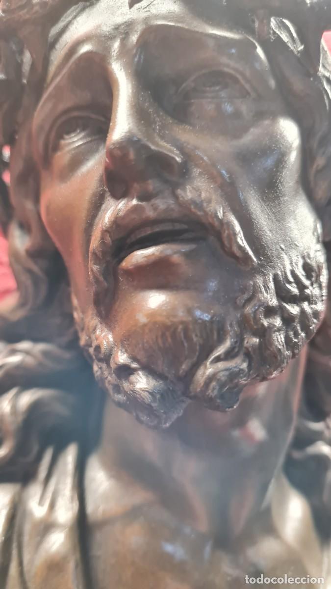 Antig&uuml;edades: BUSTO ECCE-HOMO EN CALAMINA - Foto 5