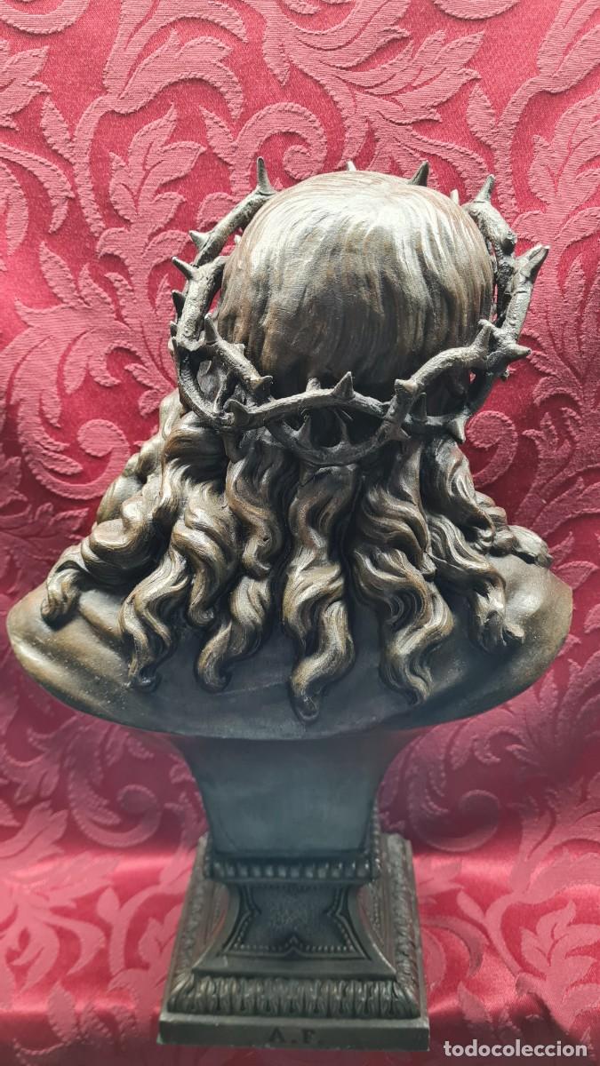 Antig&uuml;edades: BUSTO ECCE-HOMO EN CALAMINA - Foto 8