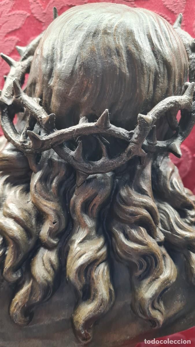 Antig&uuml;edades: BUSTO ECCE-HOMO EN CALAMINA - Foto 9