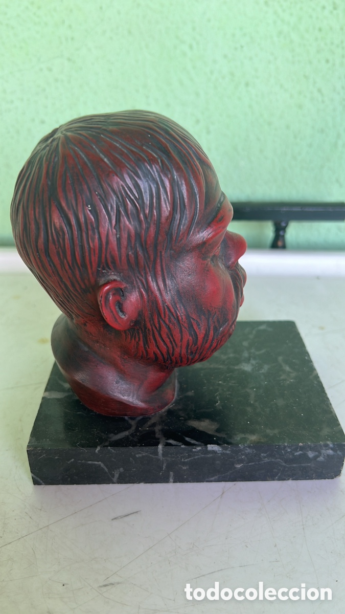Antig&uuml;edades: PISAPAPELES BUSTO ROJO - Foto 3