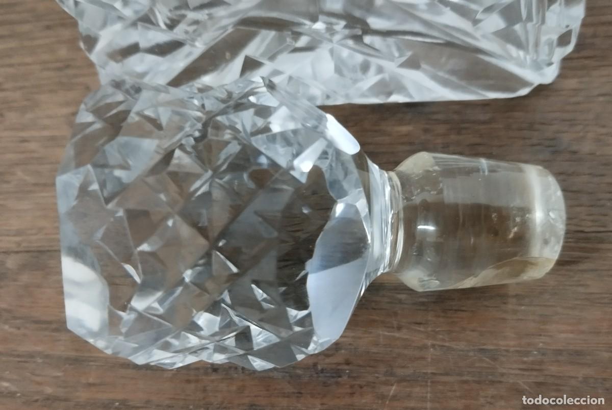 Antig&uuml;edades: BOTELLA DE CRISTAL TALLADO - Foto 9