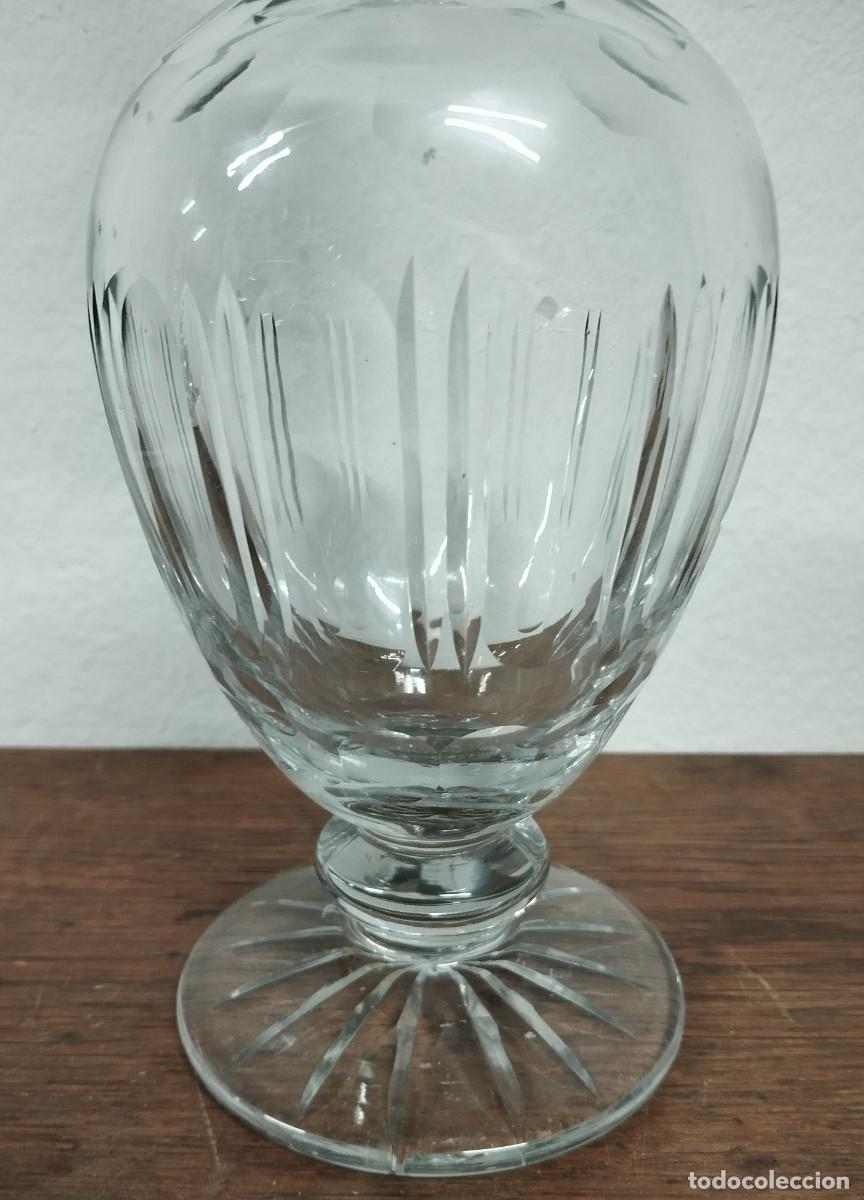 Antig&uuml;edades: BOTELLA DE CRISTAL TALLADO - Foto 4