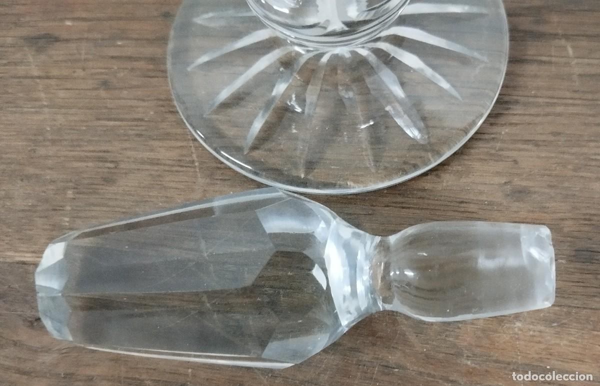 Antig&uuml;edades: BOTELLA DE CRISTAL TALLADO - Foto 7