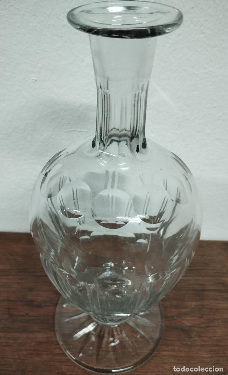 Antig&uuml;edades: BOTELLA DE CRISTAL TALLADO - Foto 10