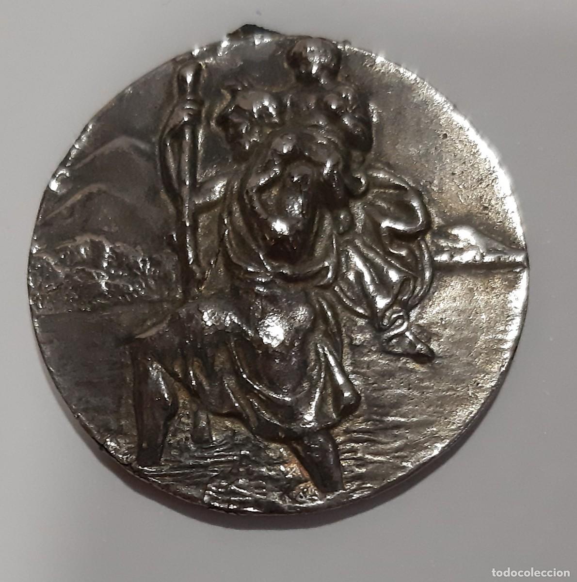 Antig&uuml;edades: MEDALLA DE SAN CRISTOBAL ANTIGUA - Foto 1