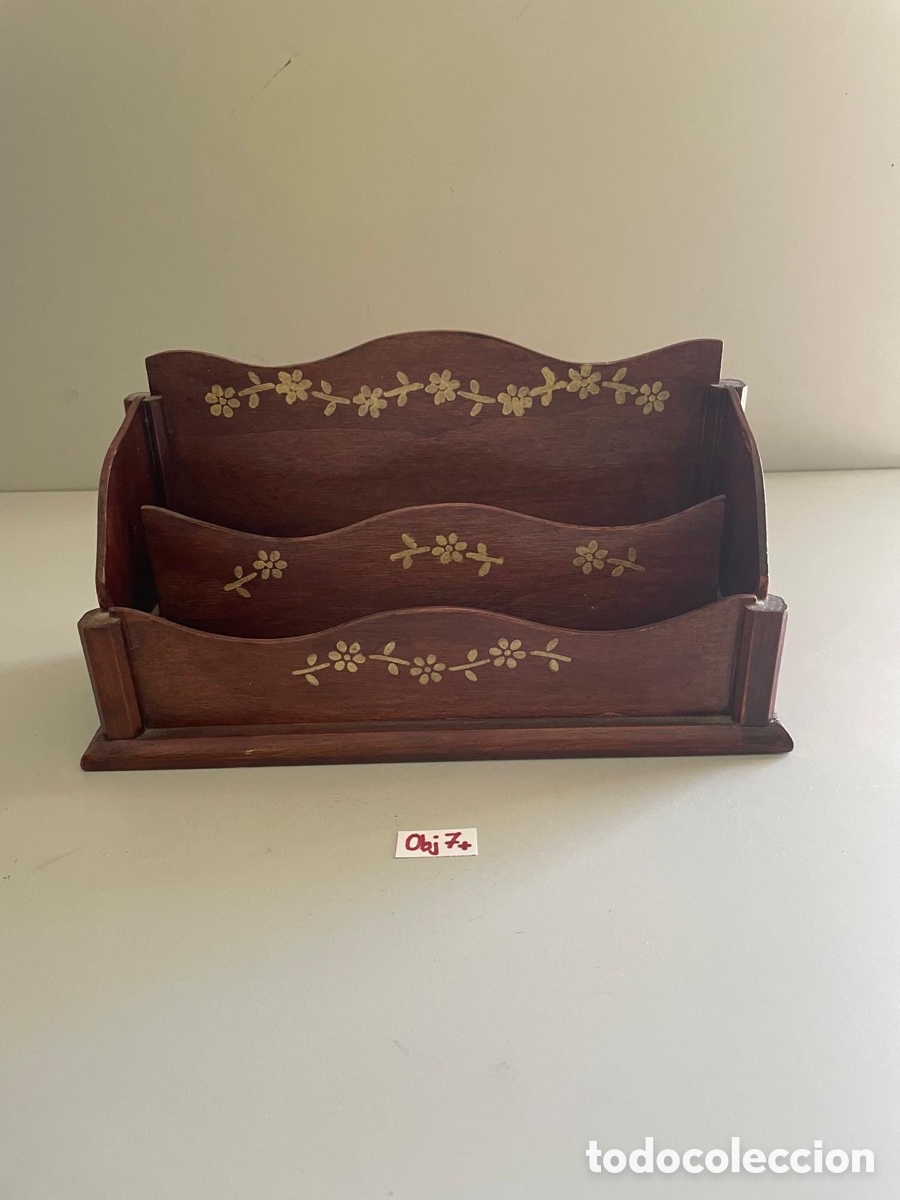 Antig&uuml;edades: Porta documentos de madera - Foto 1