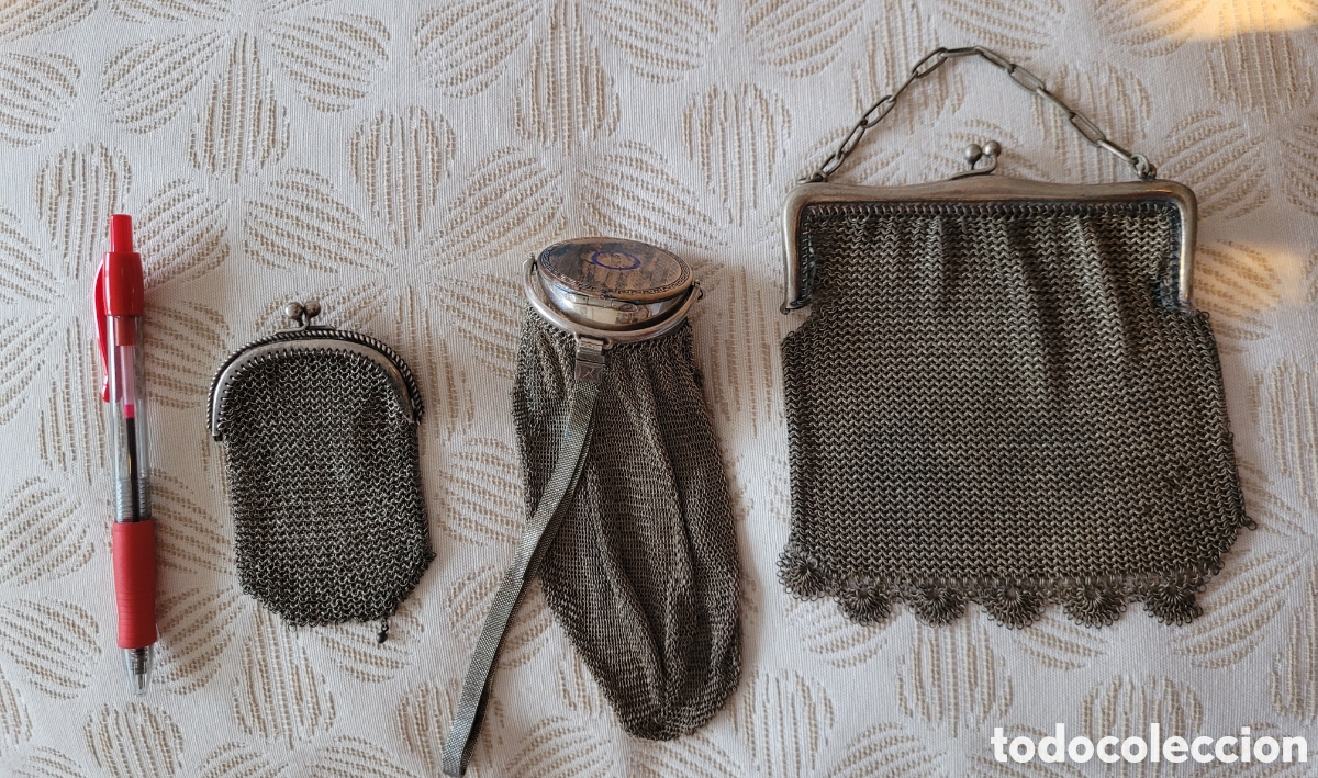 Antig&uuml;edades: Lote bolsos antiguos - Foto 1
