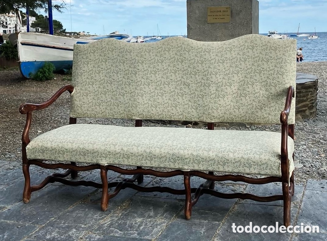 Antig&uuml;edades: Sofa o canap&eacute; estilo luis xiii - Foto 1