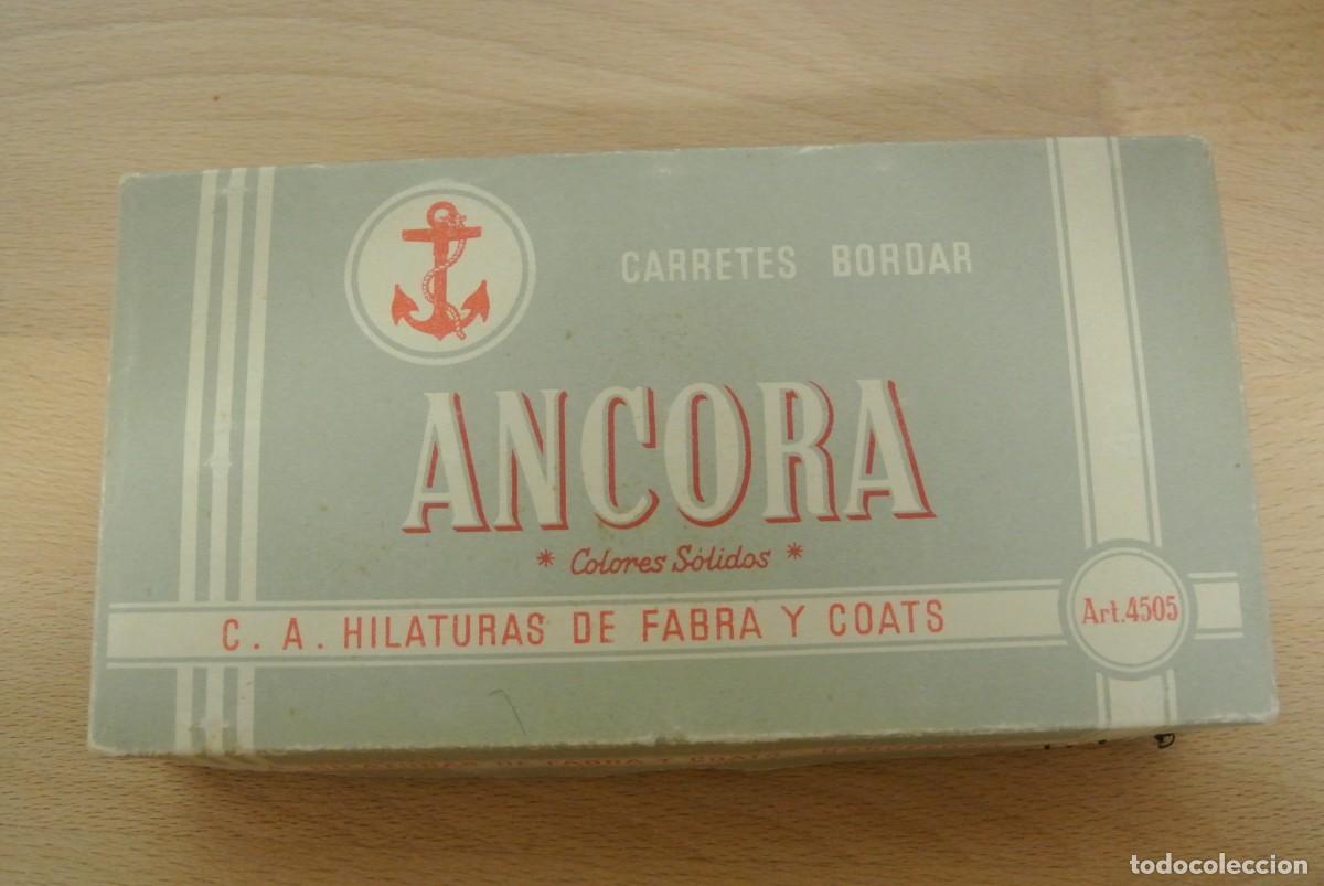 Antig&uuml;edades: LOTE DE CAJAS CON BOBINAS DE HILO - Foto 13
