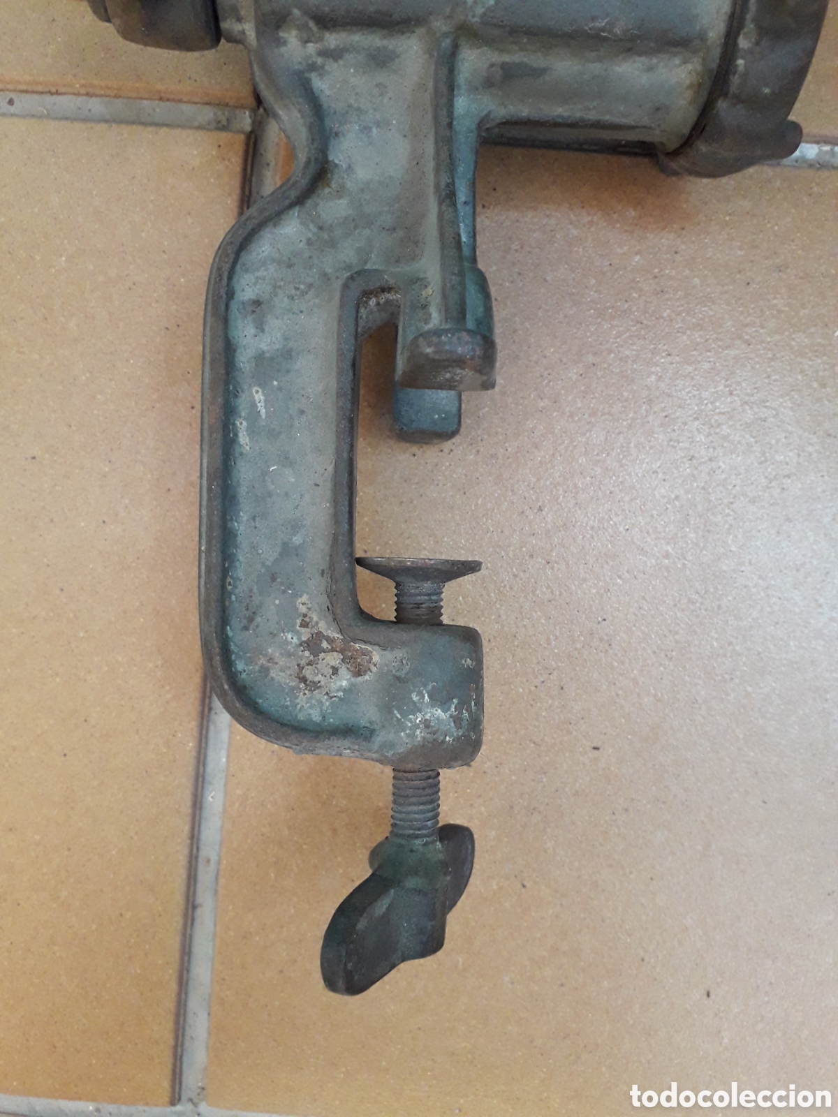 Antig&uuml;edades: PICADORA MANUAL MARCA ELMA 5 - Foto 3